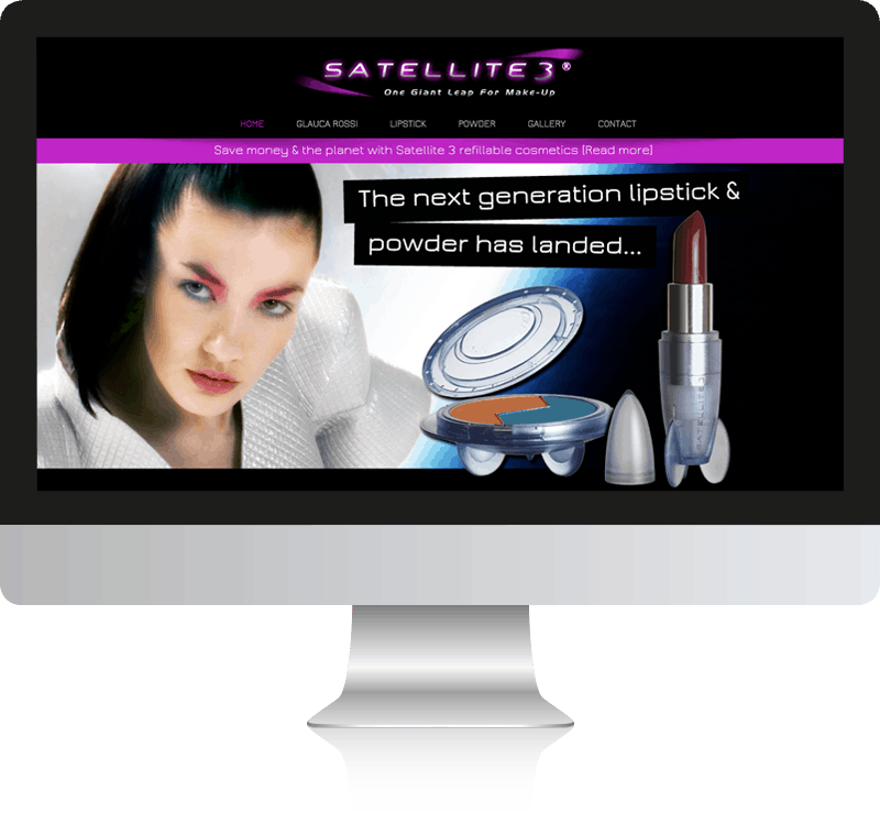Makeup Web Design For Satellite 3