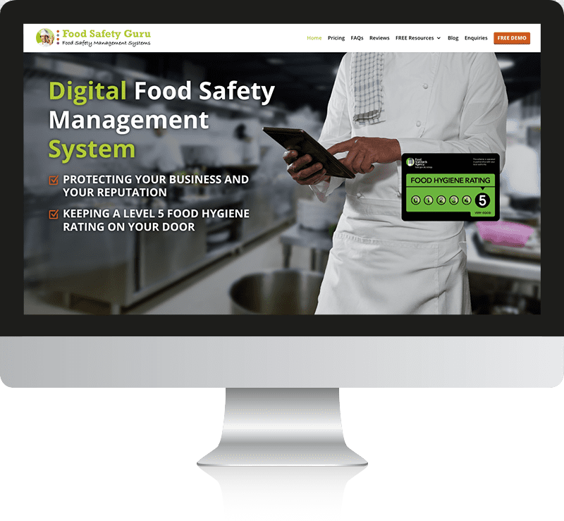 Food Safety Guru WordPress Web Design