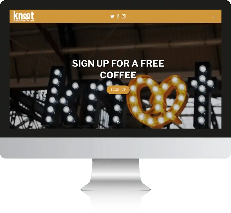 Knot Pretzels London WordPress Web Design