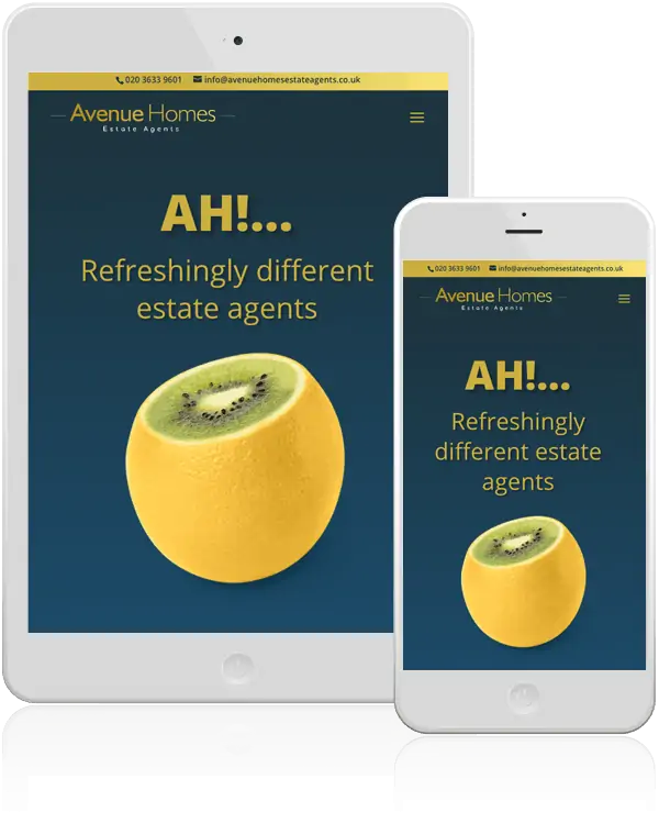 Avenue Homes Estate Agents Web Design